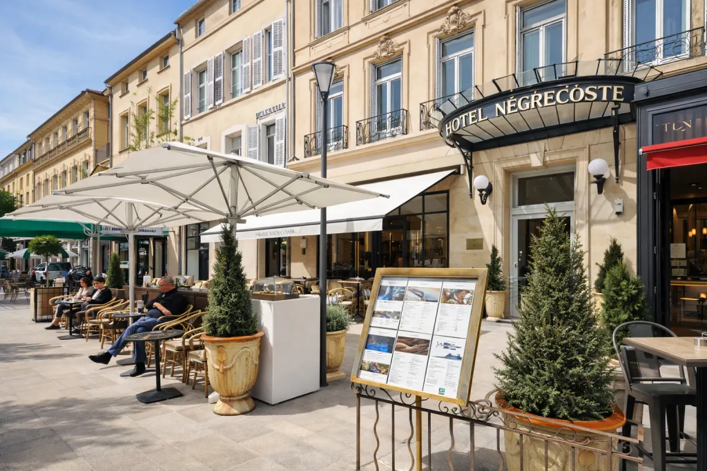 Hôtel Nègre-Coste, Cours Mirabeau, Aix-en-Provence